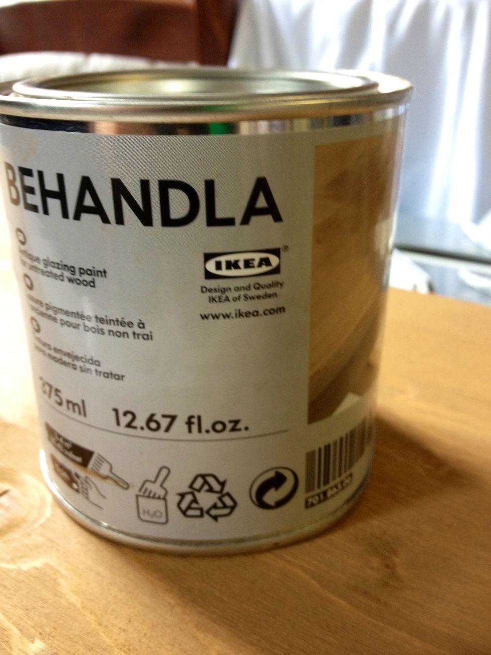 this is the stain/glaze that I purchased from Ikea.