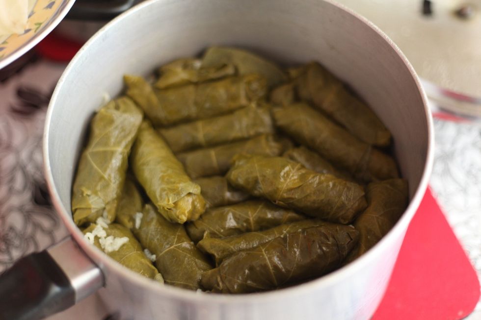 This is the stuffed vine leaves recipe...