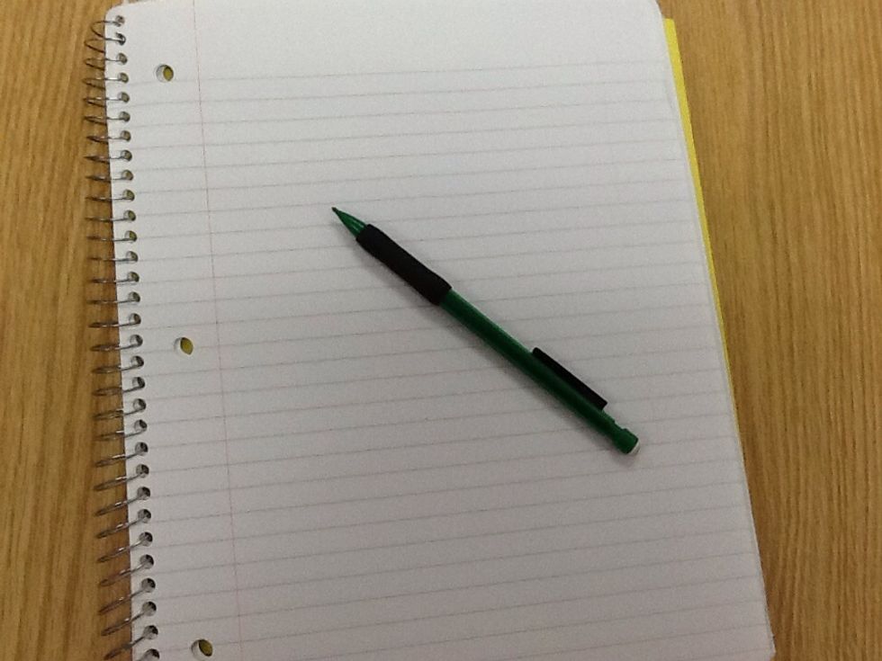 This is the supplies you will need to multiply a fraction.