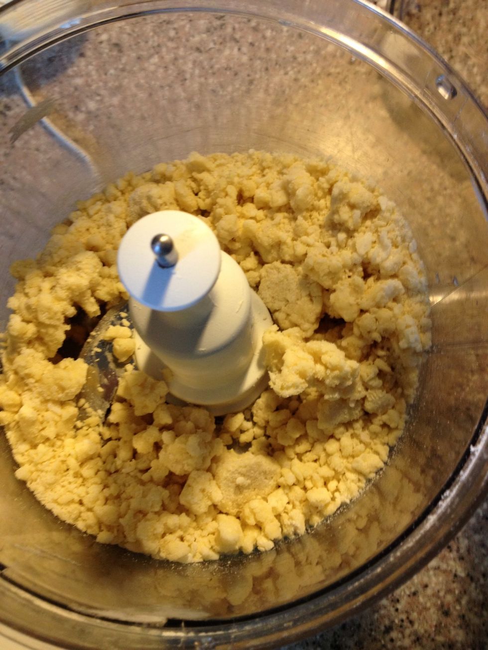 This is the texture you want. Uneven clumps with no remaining flour bits.