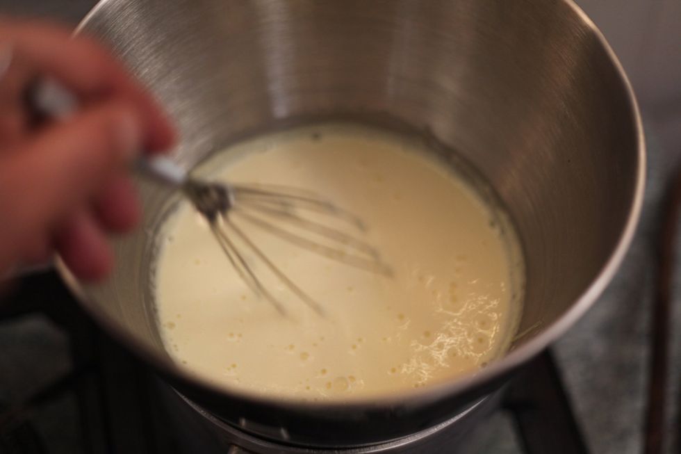 This is the time where I'll ask you. Did you wash your hands?? Quickly wash them as you need to stick your fingers in the cream shortly. Yay!!! It's fun when you try the food as you go along. Ready?