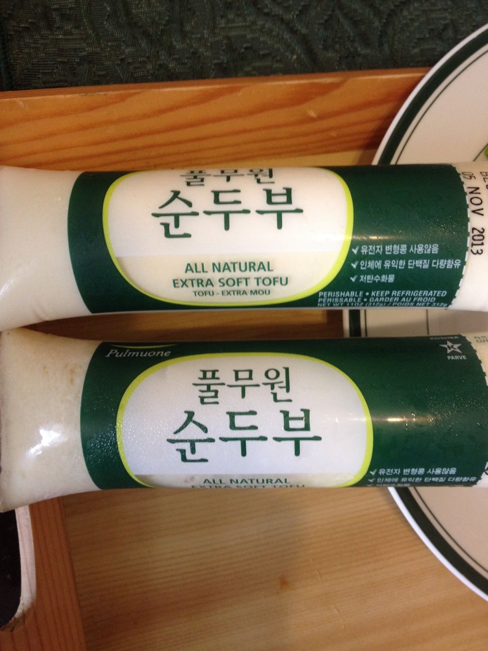 This is the tofu you will use. All natural extra soft tofu.