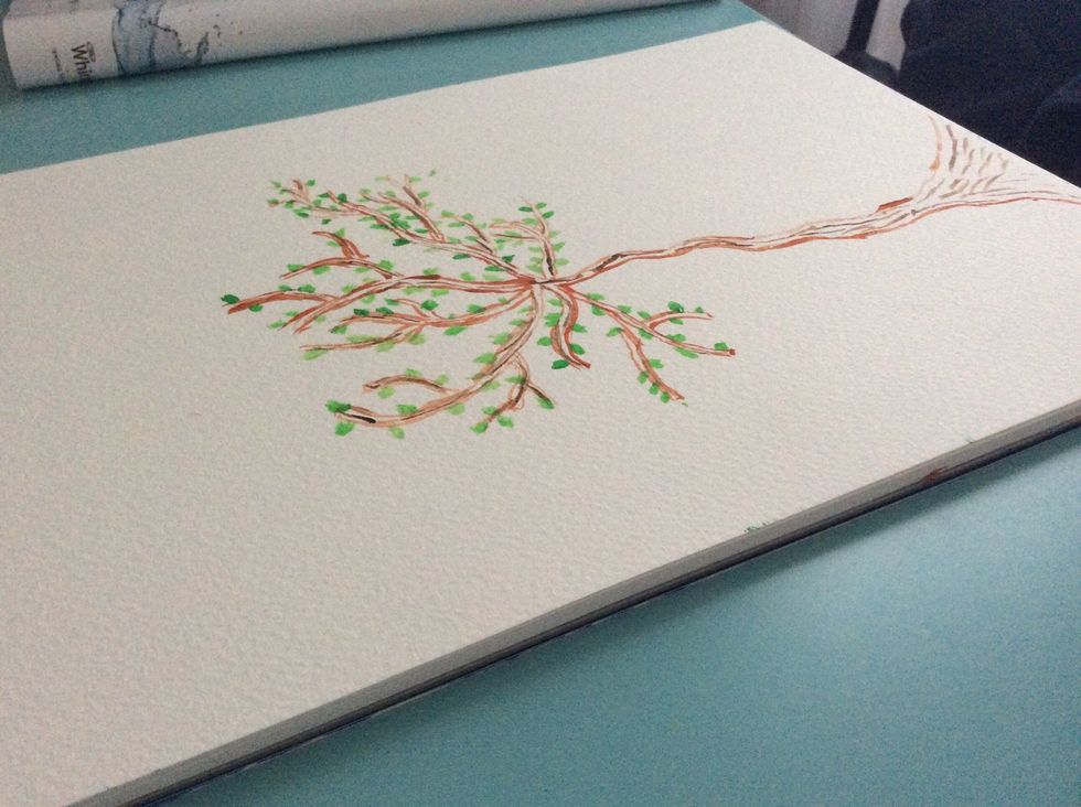 This is the tree with the peppermint green leaves