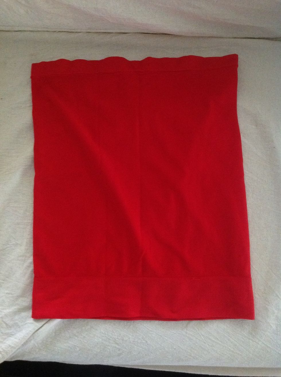 This is the tube top, worn as a skirt or lining inside.