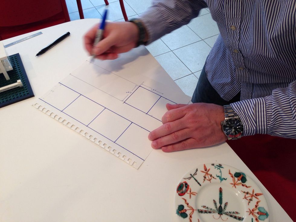 This is Throckmorton, who will be assisting today. I brought him in because he's done the gingerbread research that I am, frankly, too lazy to do. He also enjoys measuring and drawing straight lines