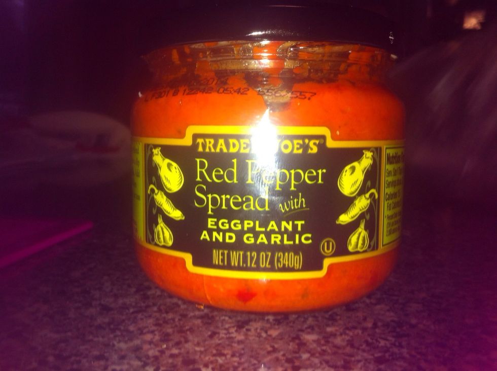 This is totally optional! I added a teaspoon of eggplant and garlic dip to the meat mixture.