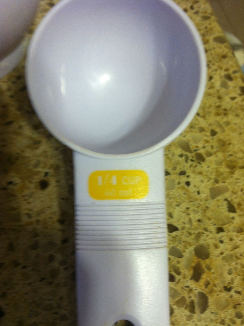 This is used for measuring my alcohol. 2 of this makes 1/2 cup.