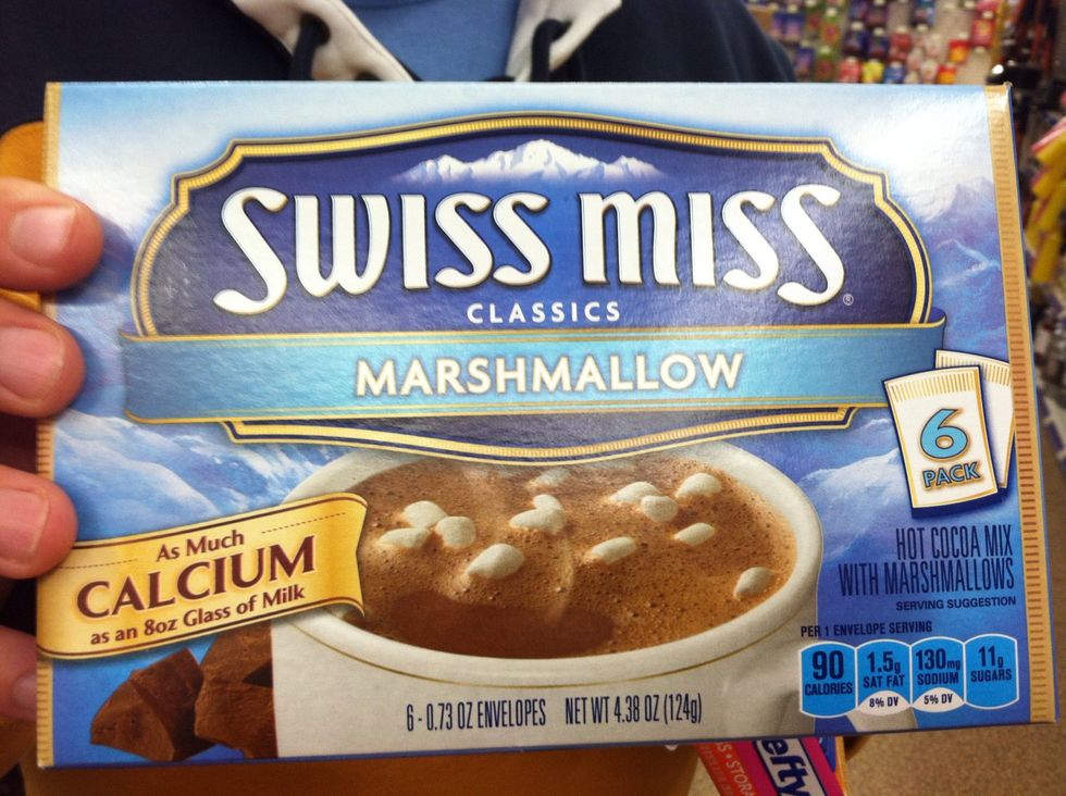 This is very important! If you add water & hot chocolate your batter will become runny & not turn out good! Can skip on the marshmallows in hot chocolate cause your gonna add your own!