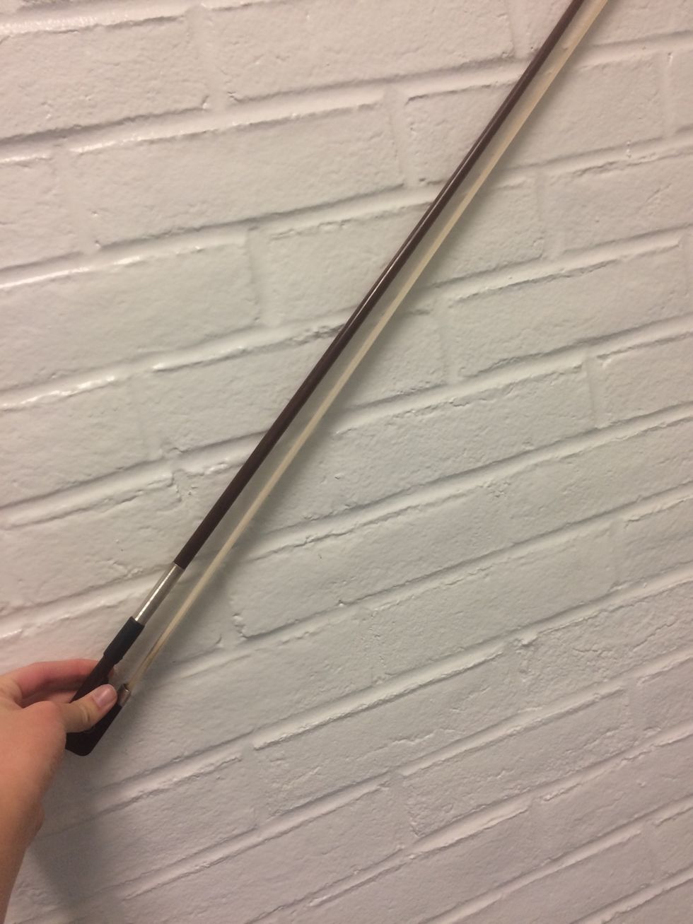 This is what a tightened bow should look like.