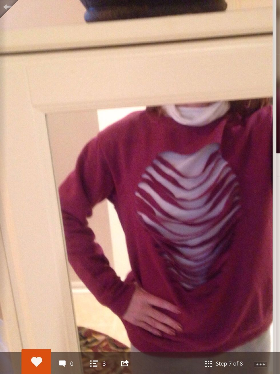 This is what happens to the heart without a spine. This one was the first attempt.