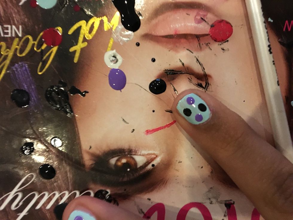 This is what I'm doing for the other nails