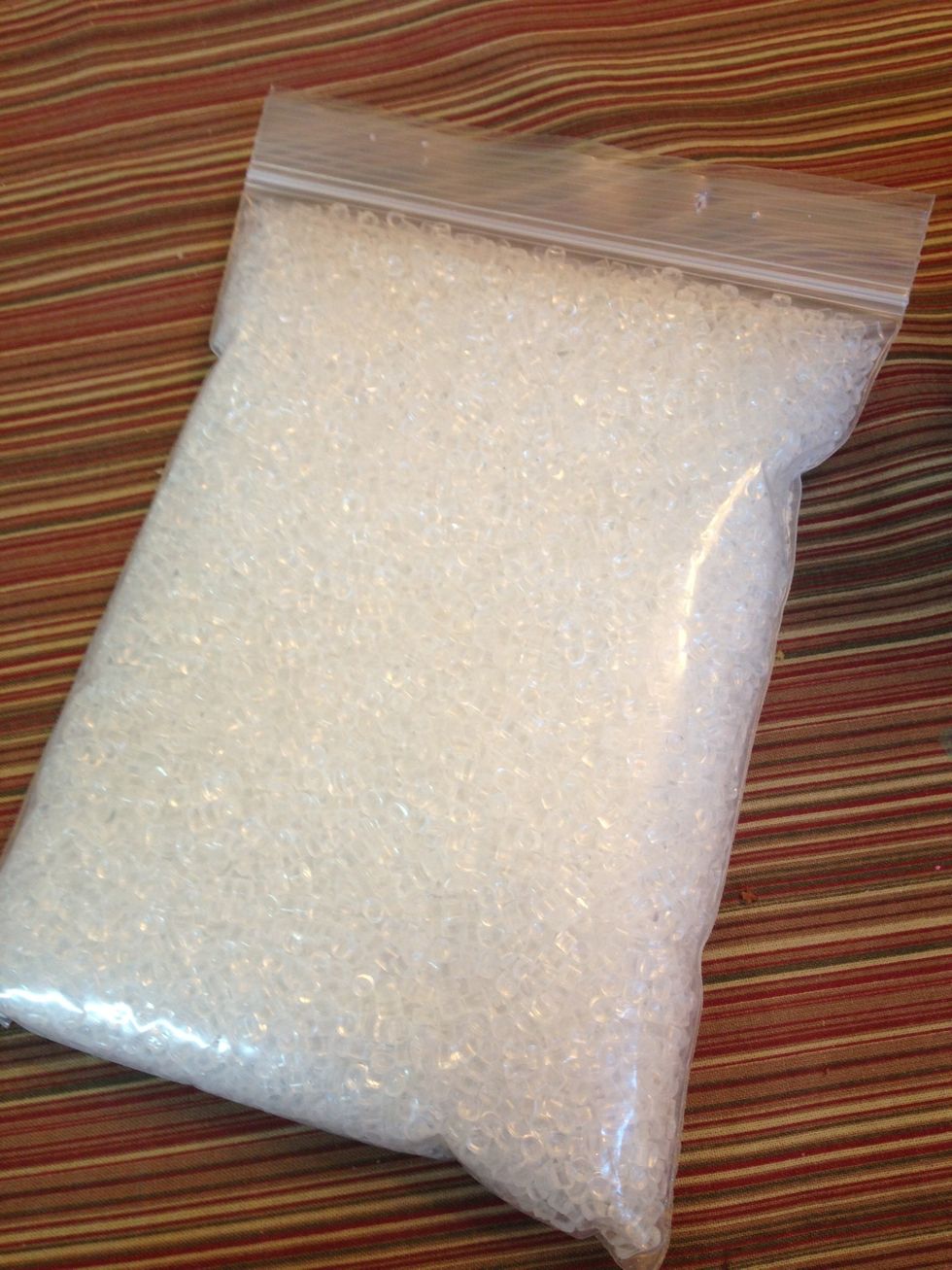 This is what I mean by bubble beads. You can find them in the vase filler aisle next to rock and sand and other stuff like that.