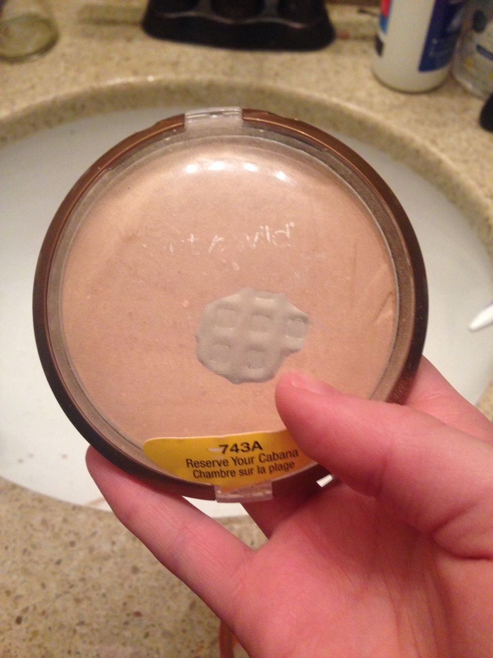 This is what I use for a bronzer. I've never been one to use dark bronzer. I prefer the more natural look. So I usually just apply it a little on my forehead and Cheeks.