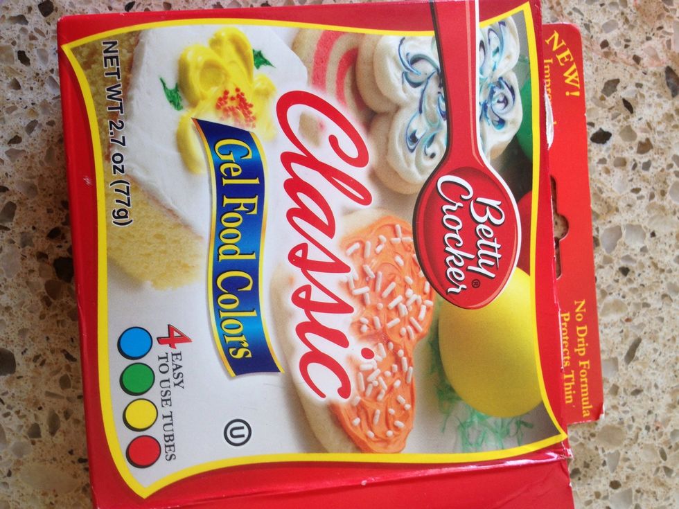This is what I use to color my eggs. I use this for coloring my frosting for my cupcakes