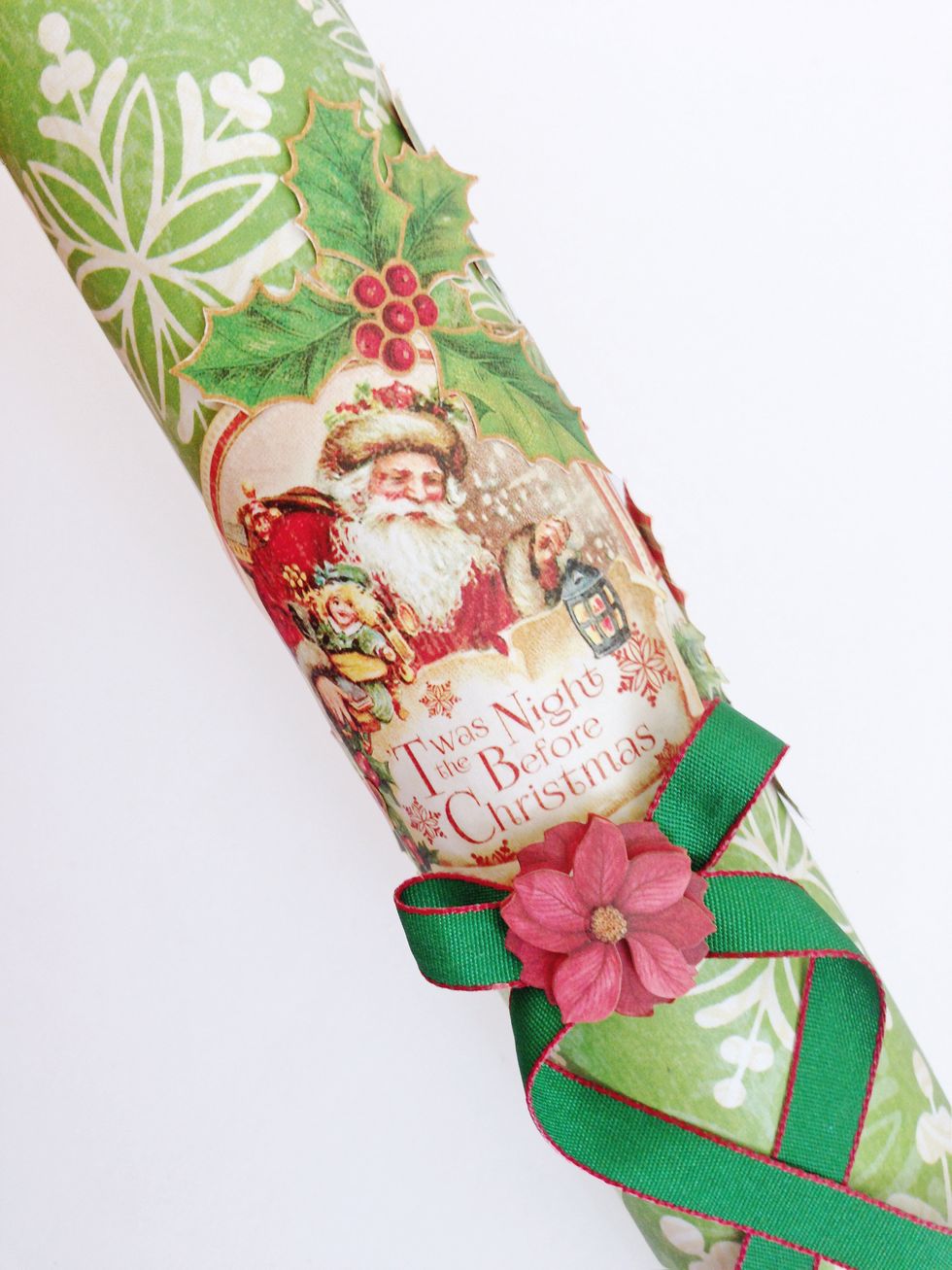 This is what I've done on the front of the kaleidoscope...