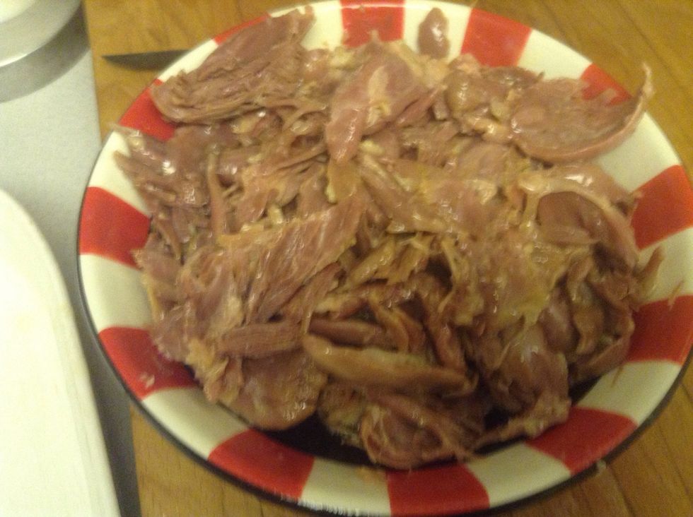 This is what it looks like after 3 legs