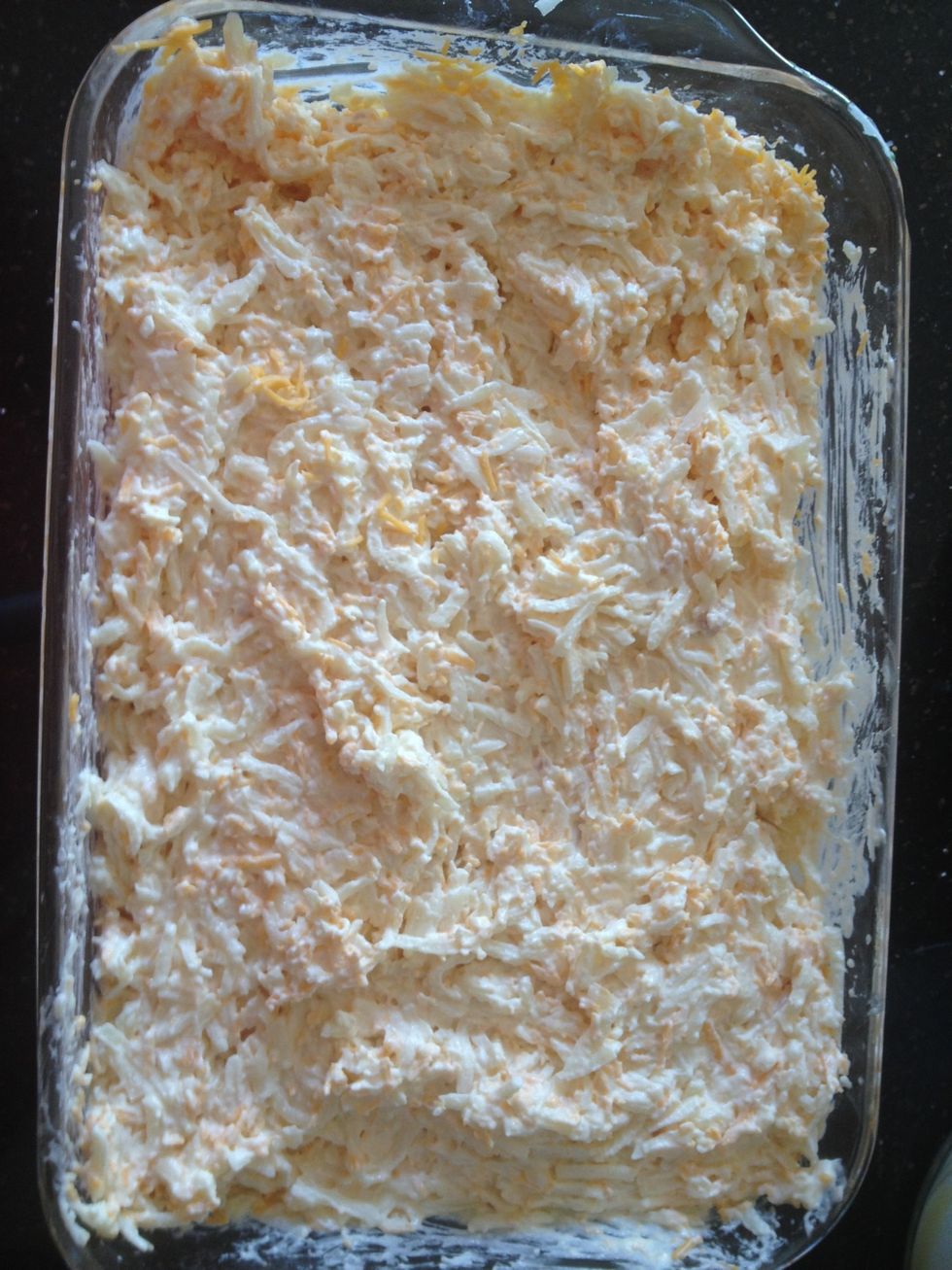 This is what it looks like before you put it in the oven.