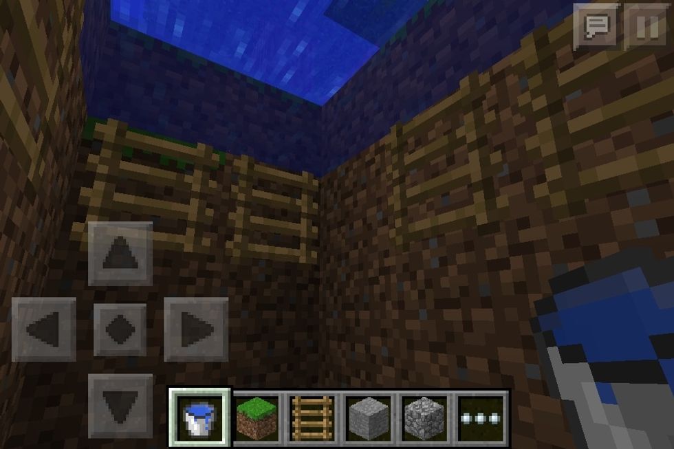 This is what it looks like on the inside when you jump through the water