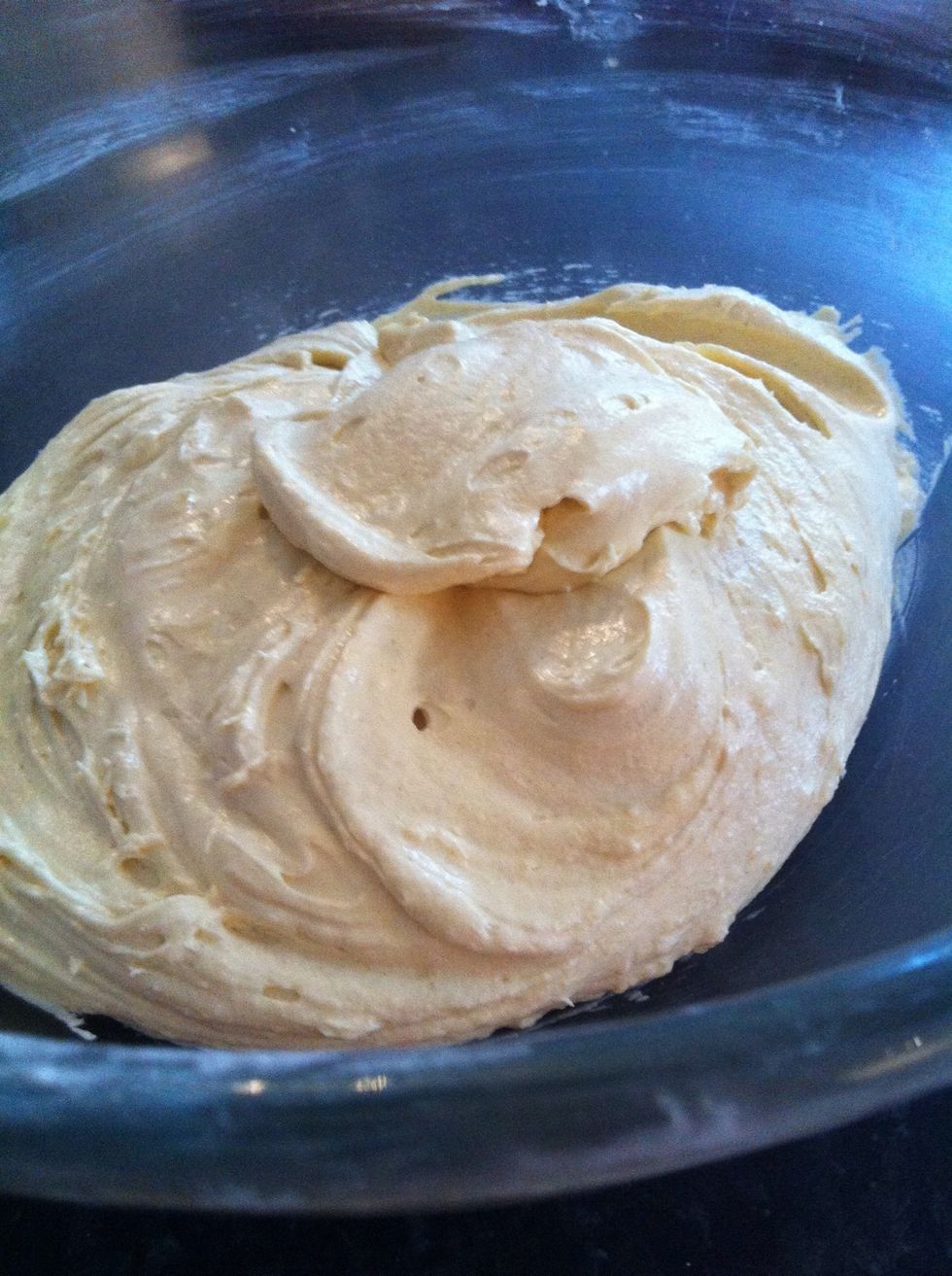 This is what it looks like when all the ingredients have been mixed together