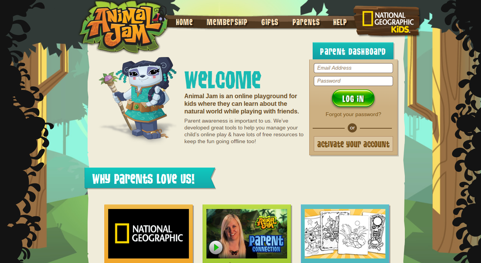This is what it now looks like. Activate your Parent Account using the email you used to make your account, or sign in