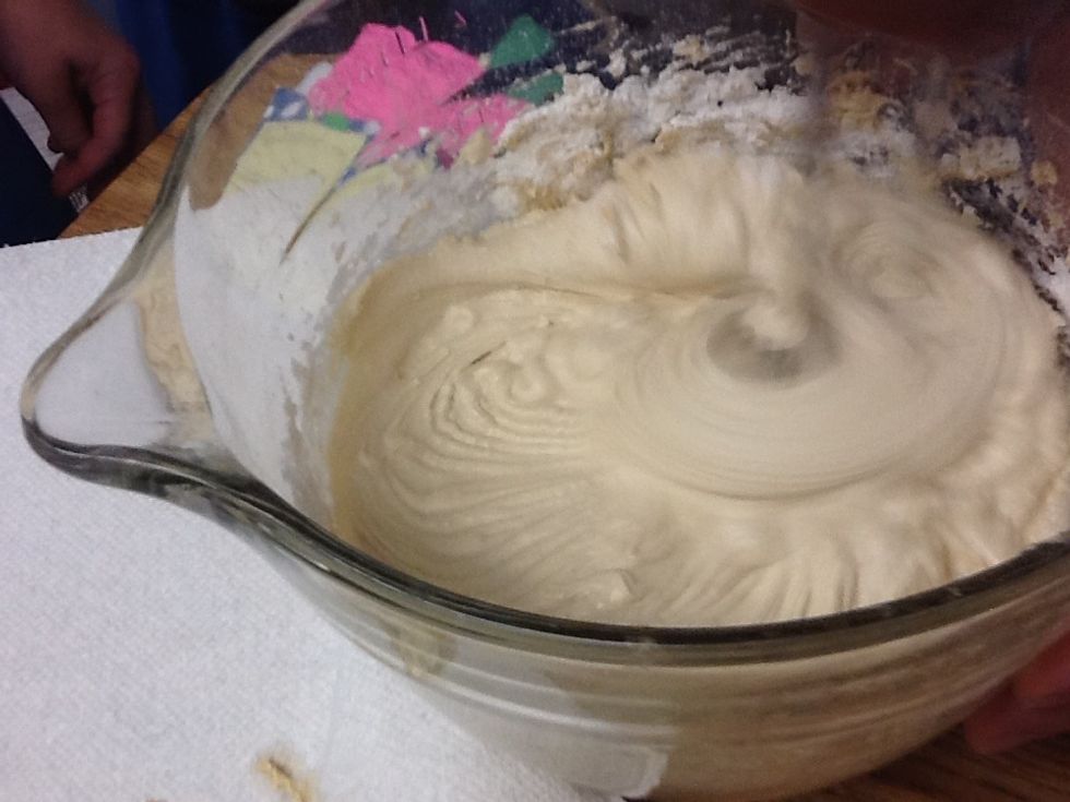 This is what it should look like after mixing all the ingredients