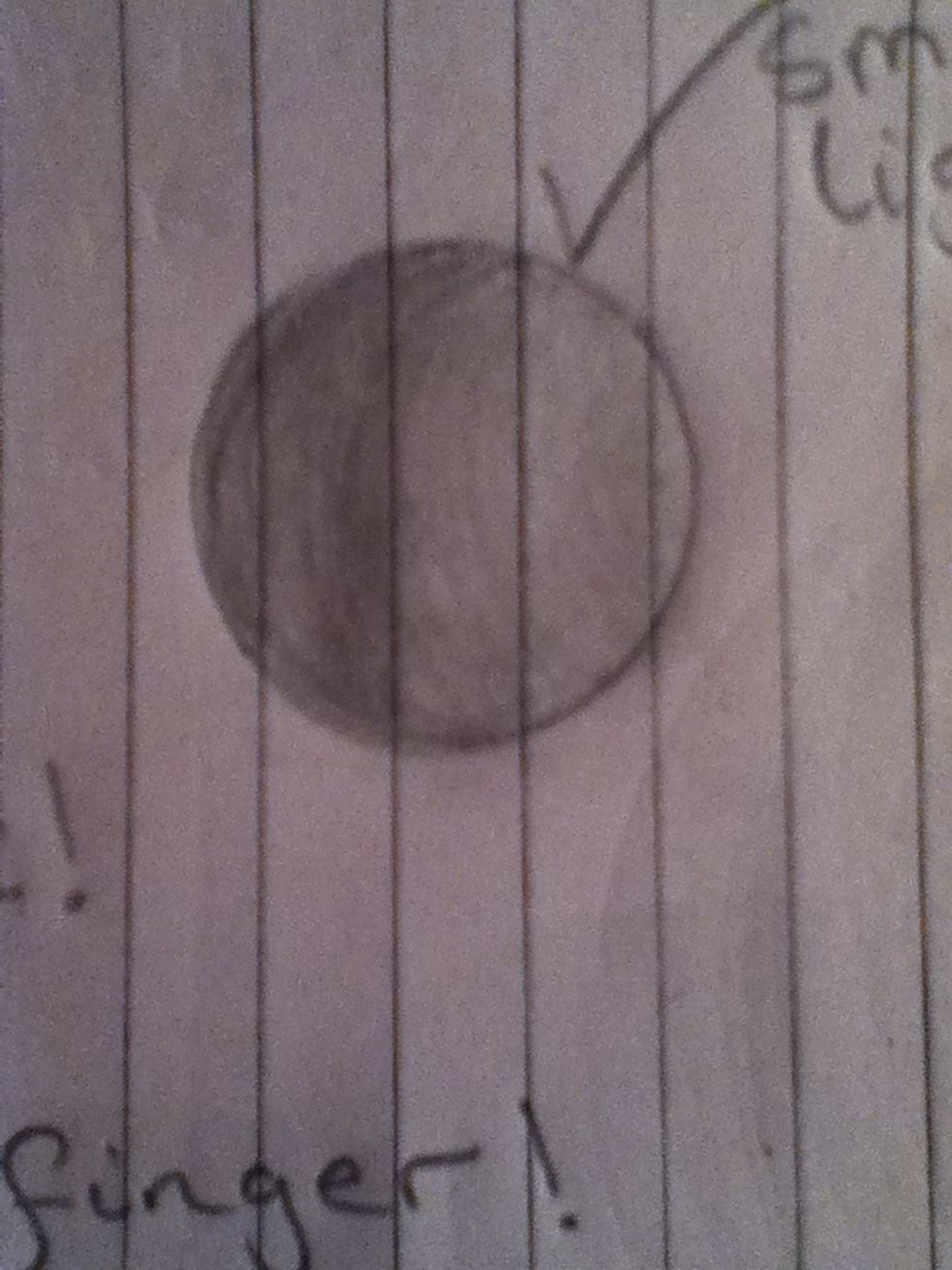 This is what it should look like and this isn't perfect. The lighter is probably the better