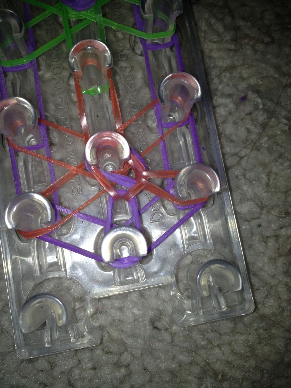 This is what it should look like! Continue looping clockwise