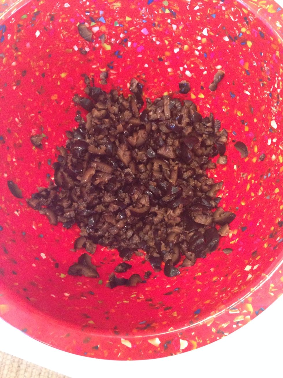 This is what it should look like. Don't completely demolish them. You want pretty substantial bits.