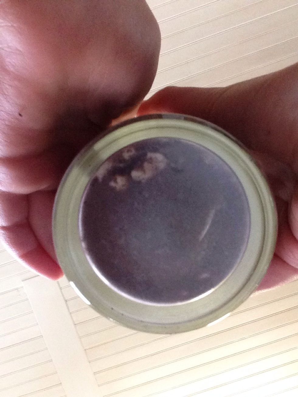 This is what it should look like from the bottom. With minimal Oreo lumps.