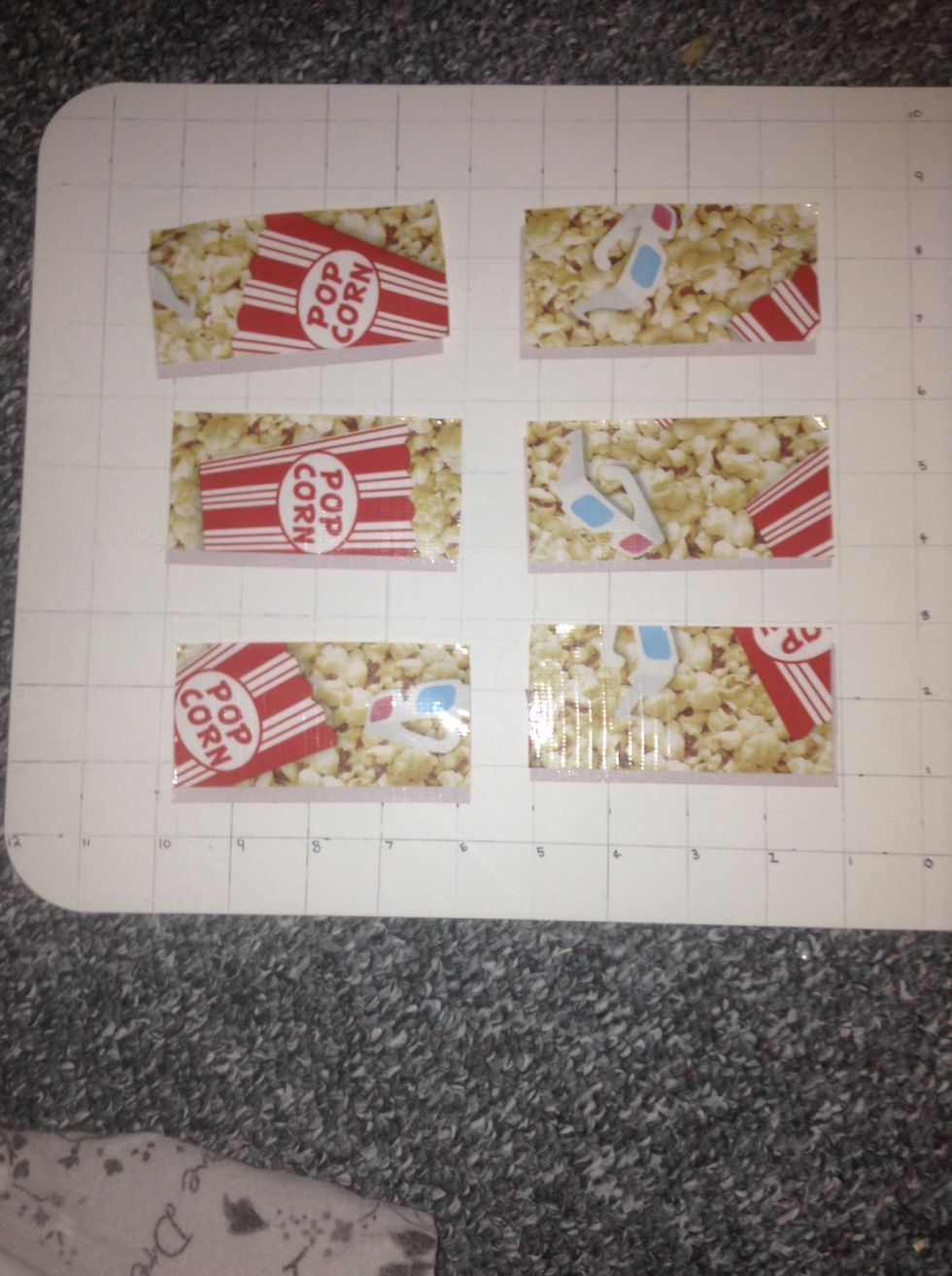 This is what it should look like if you flipped it over then put them to the side.