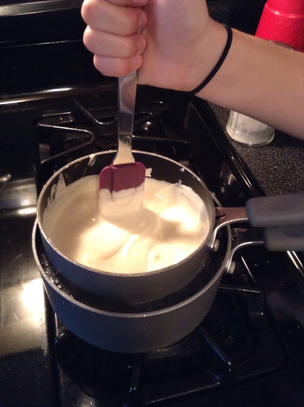 This is what it should look like when it is all melted.