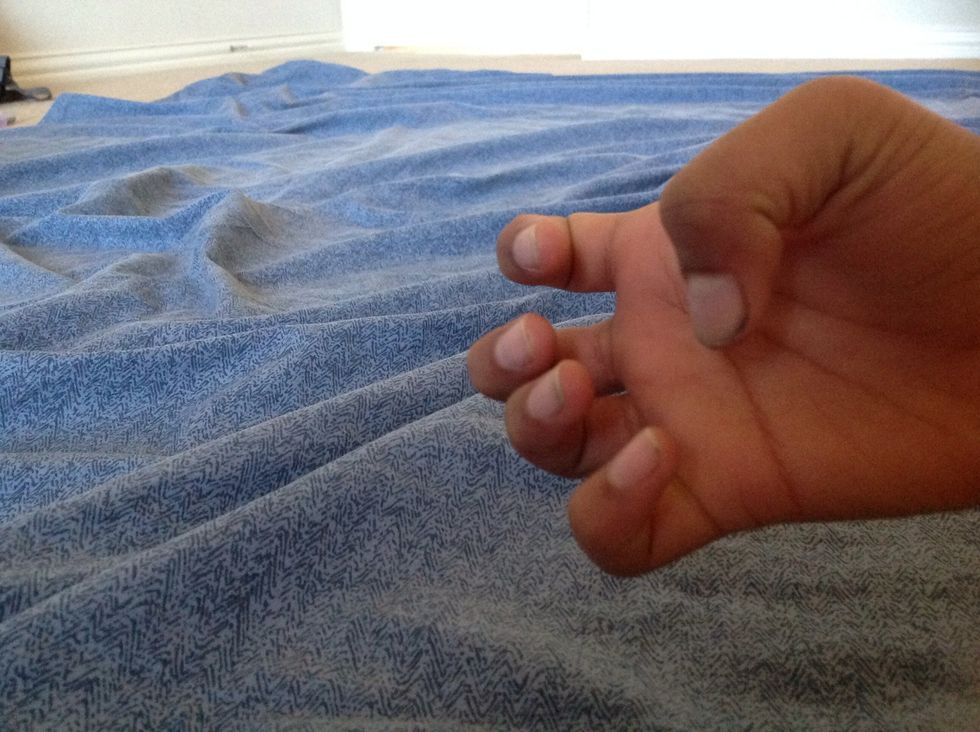 This is what it should look like when you are finished fixing your cuticles.