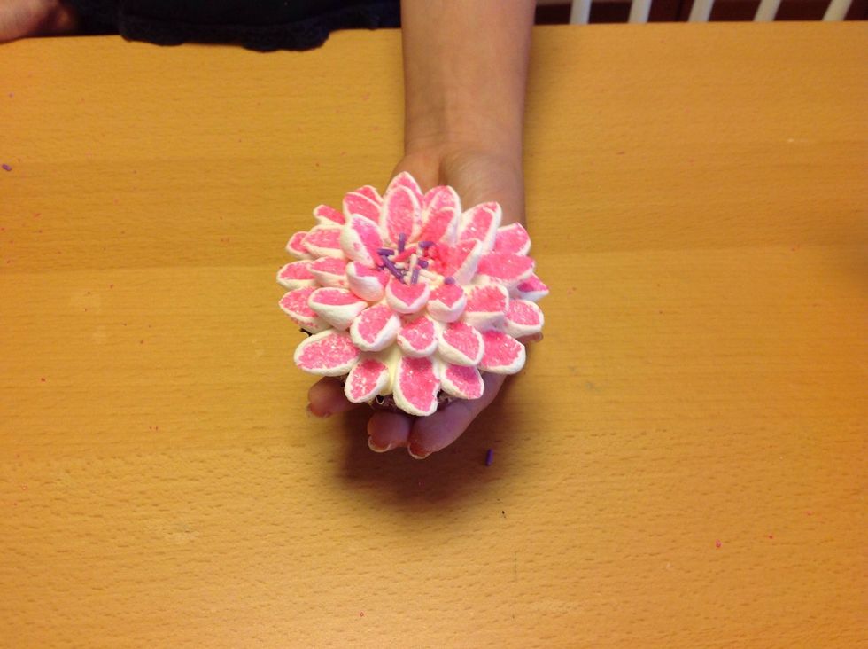 This is what it will look like! I hope you enjoyed making this delicious treat! Enjoy!