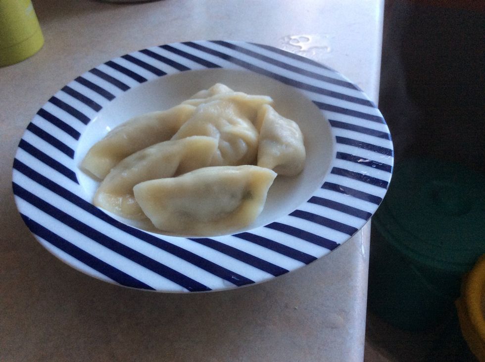 This is what it will look like, you can add a little bit of soy sauce when finished. Enjoy