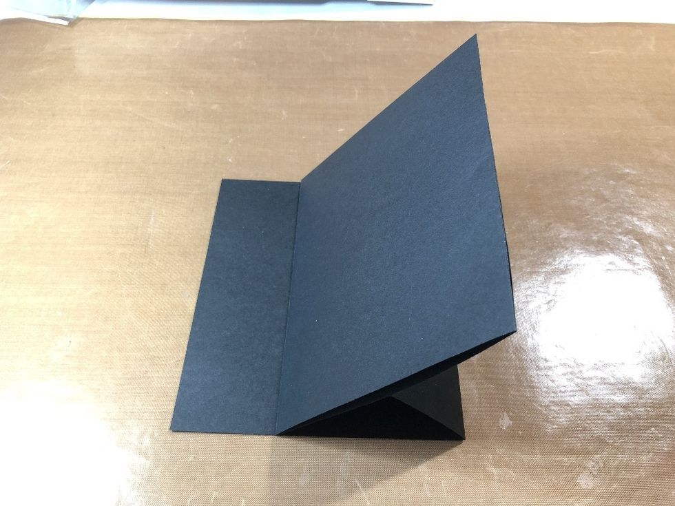 This is what makes your card an easel card.