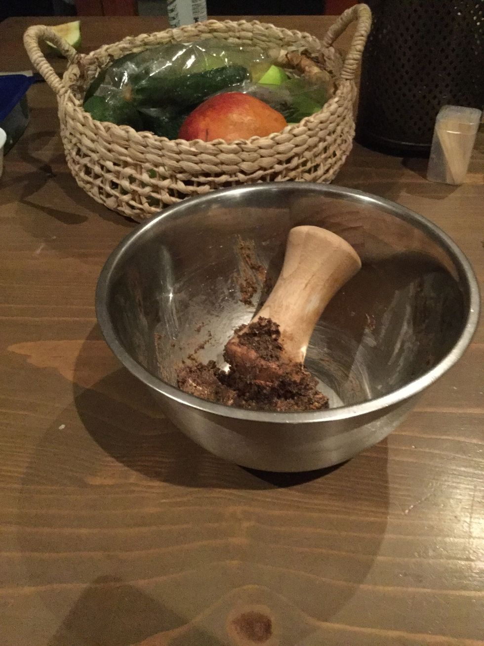 This is what mine looked like when I finished mixing it