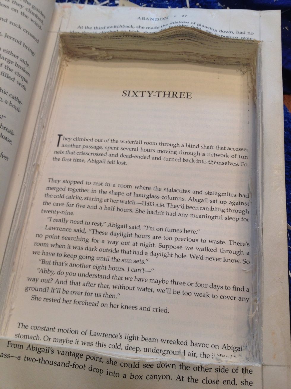 This is what mine looked like when I was done removing pages.