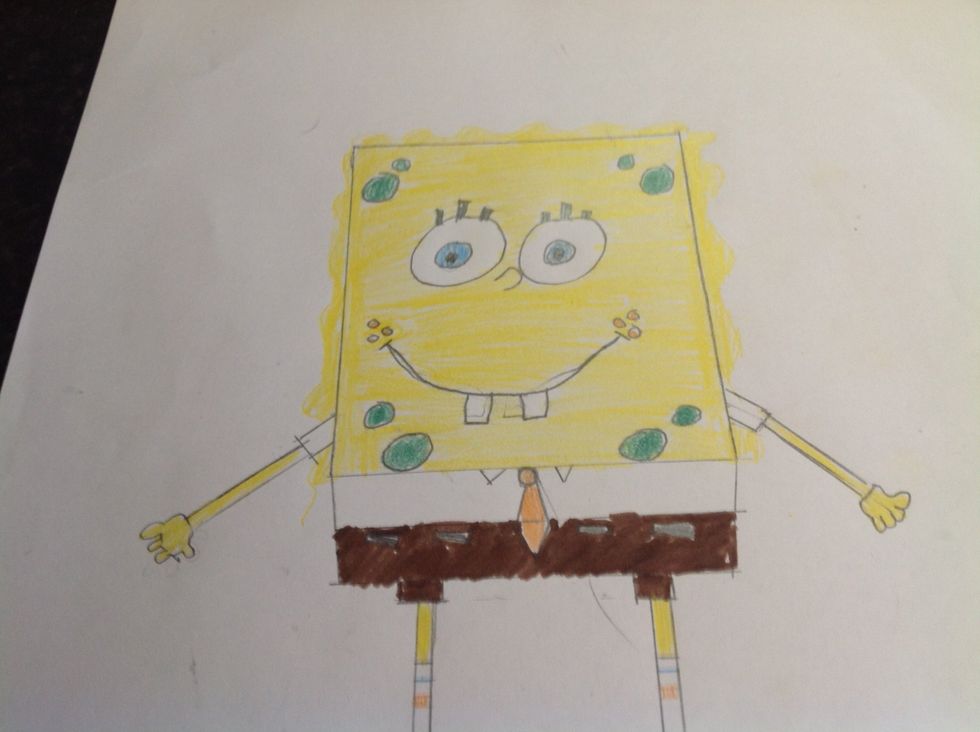 This is what mine looks like. Does yours look the same? Make the sides wiggly if to want.!!!!!!! Bye