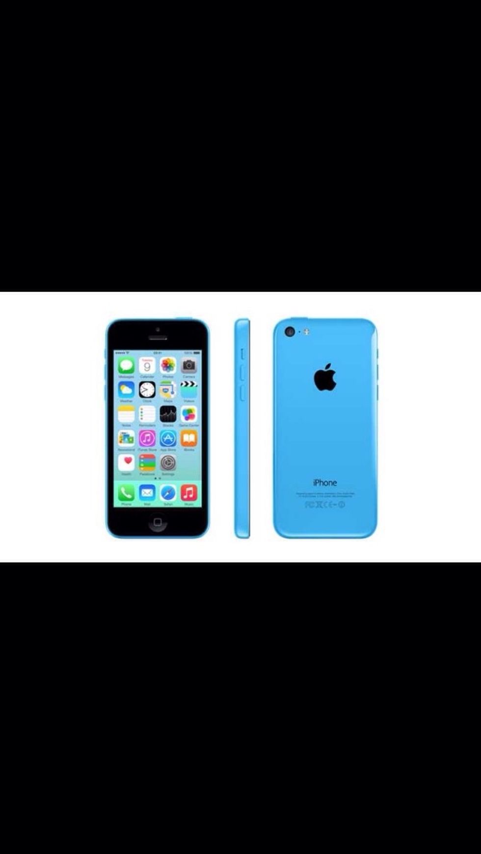 This is what my phone looks like, it's an iPhone 5c