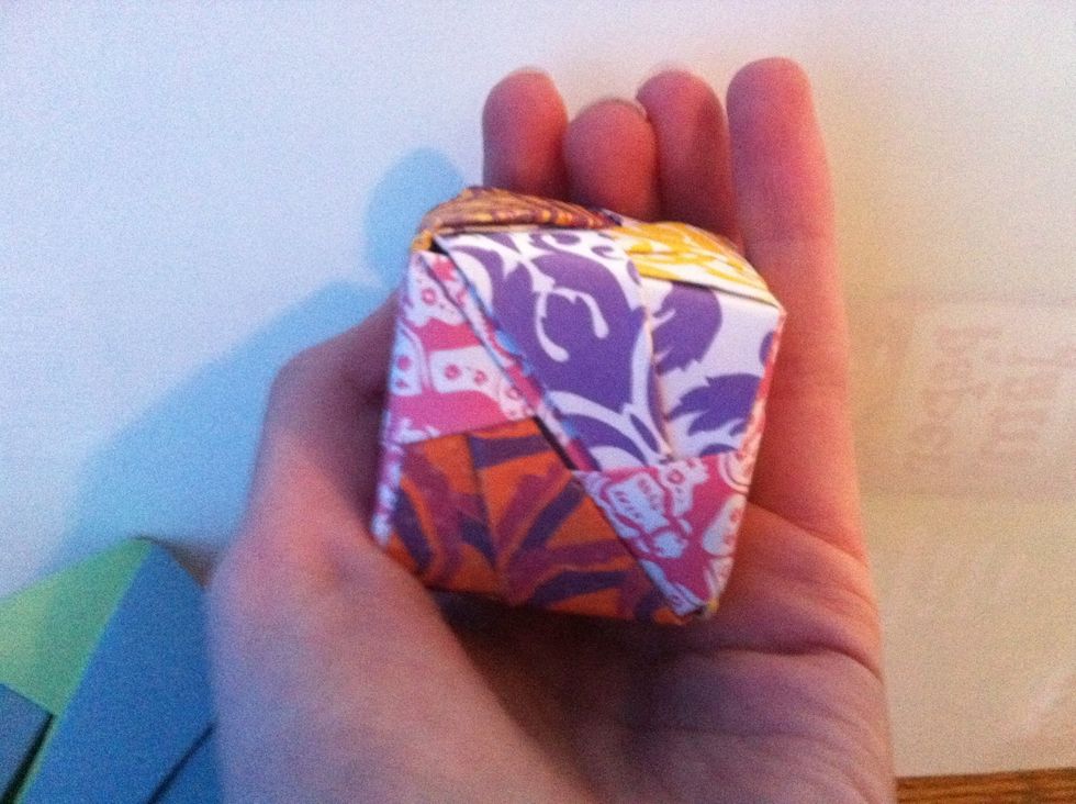 This is what one looks like with pretty paper.