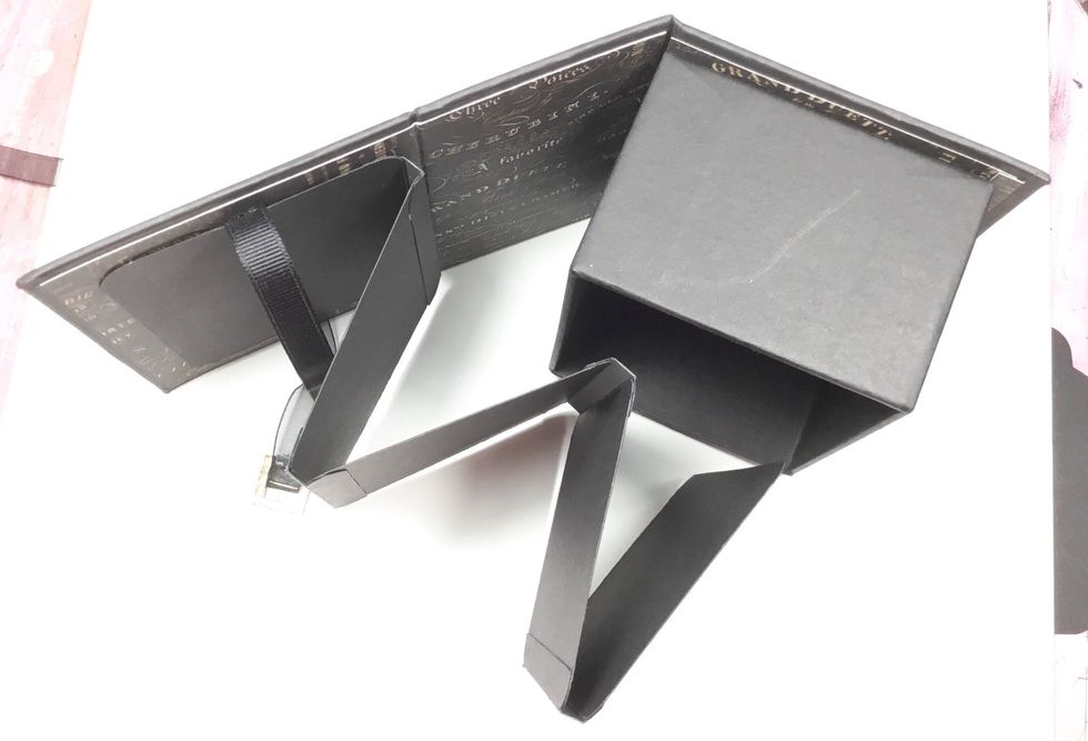 This is what the album should look like once attached.