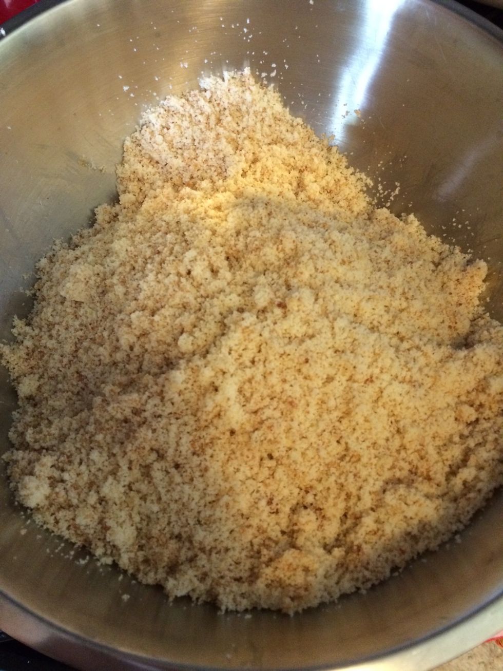 This is what the cake should look like at the end