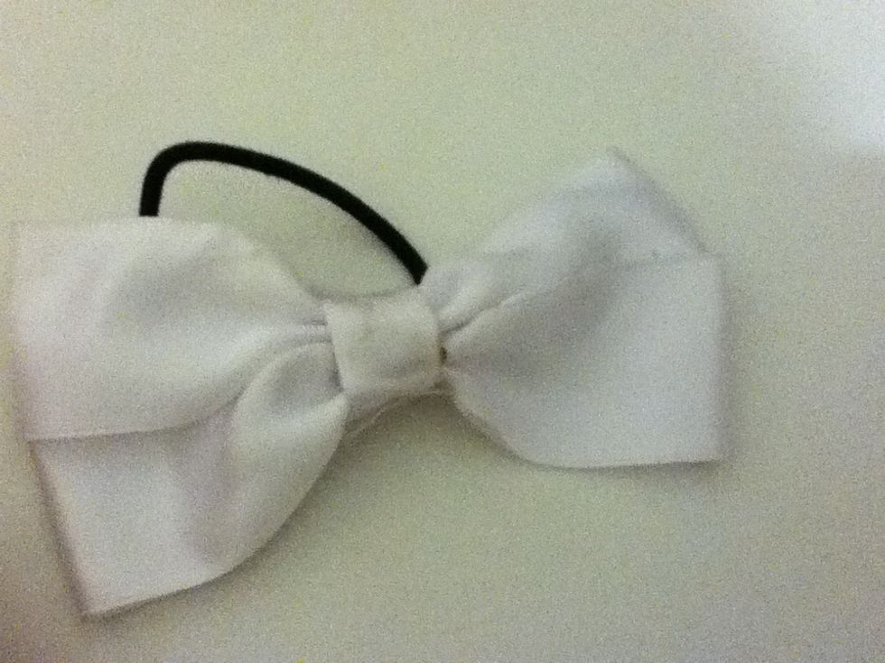 This is what the finnished bow will look like