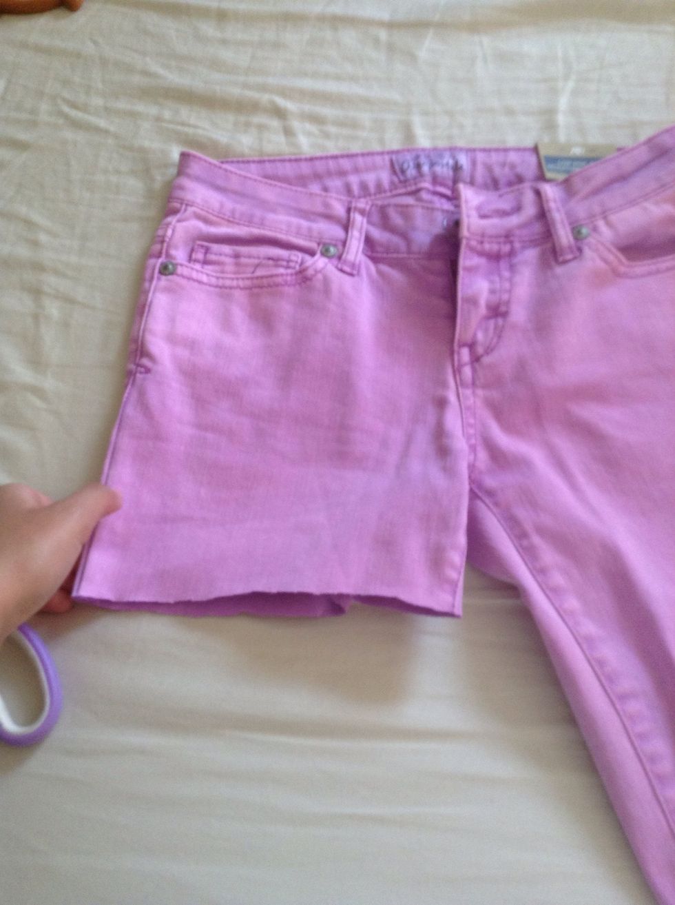 This is what the first side you cut should look like I cut this one pretty long just for that style.