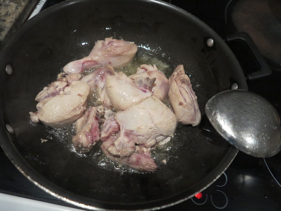 This is what the pieces should look like halfway through.