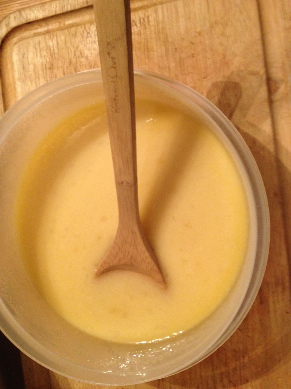 This is what the "sauce" should look like.