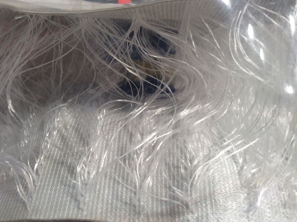 This is what the third step looks like on the inside. You don't want the female part to spin when you start loosening the male part (in the next step).