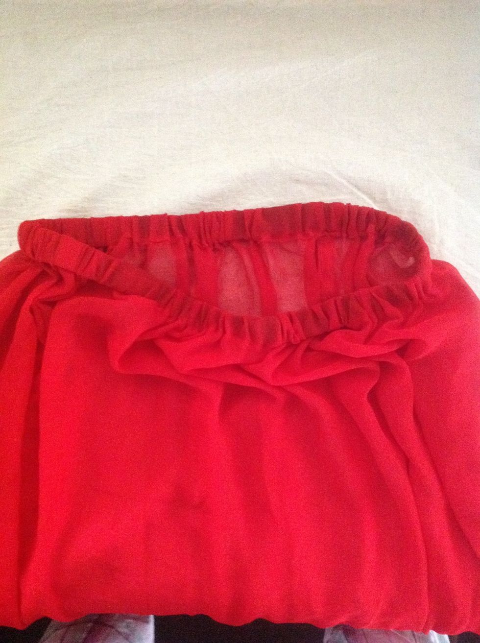 This is what the waist looks like.