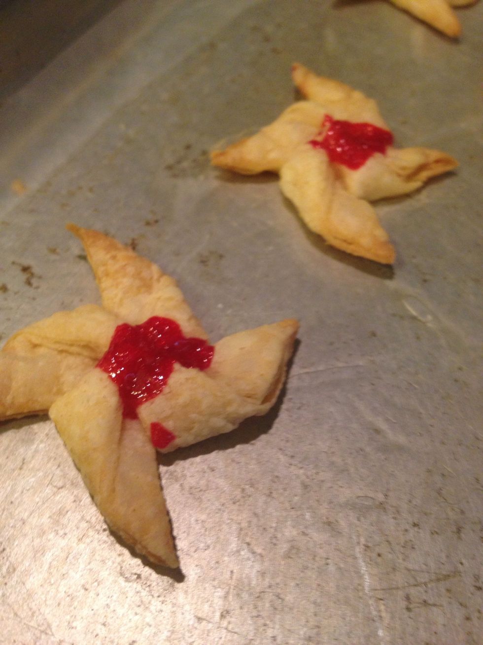 This is what they'll look like when they're out of the oven.