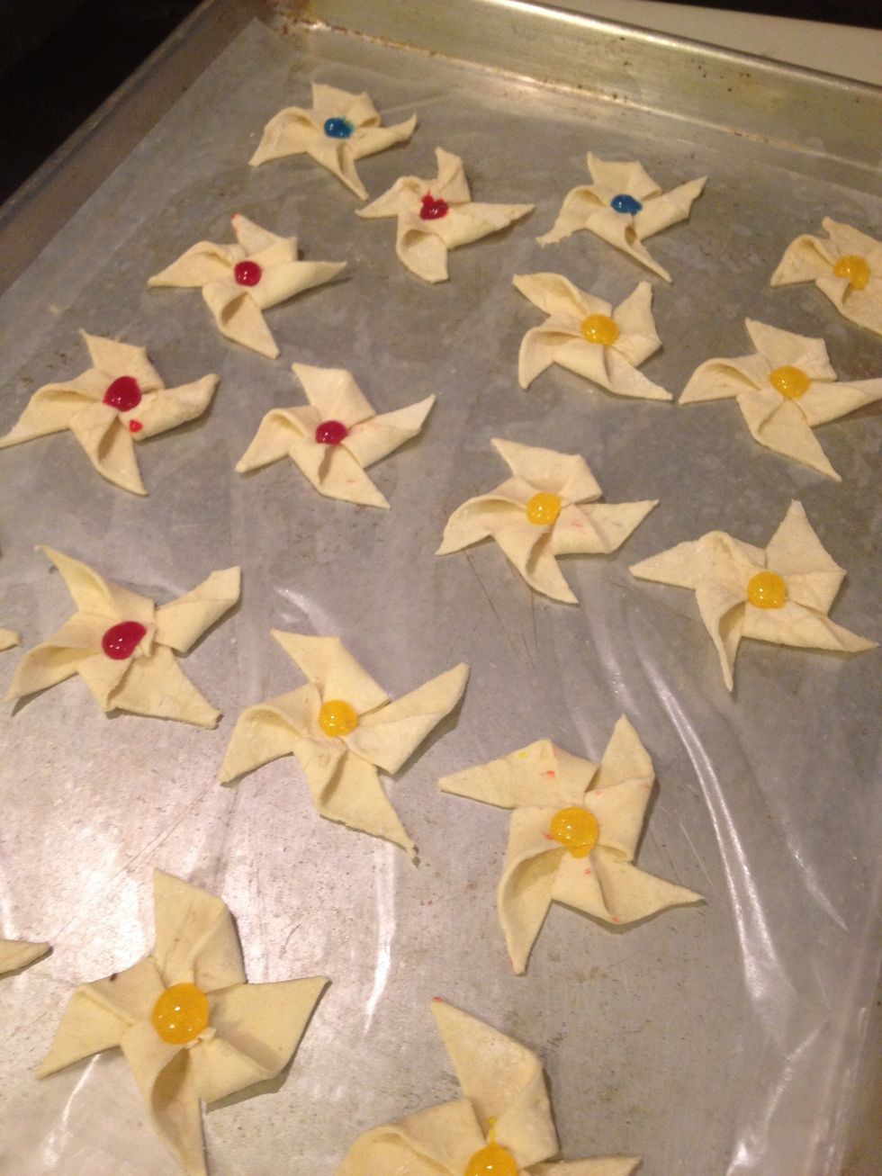 This is what they'll look like when you're finished with all of them.